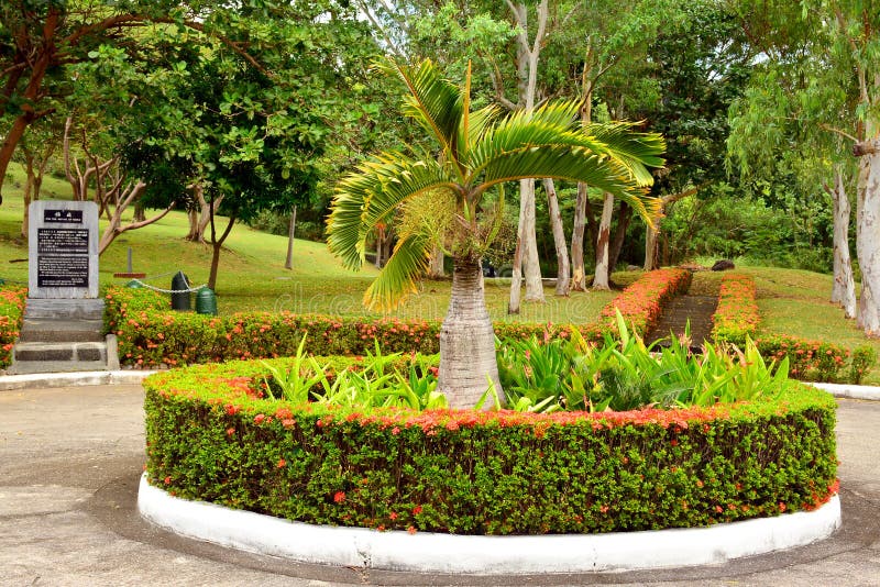 Japanese garden of peace rotunda at Corregidor island in Cavite, Philippines