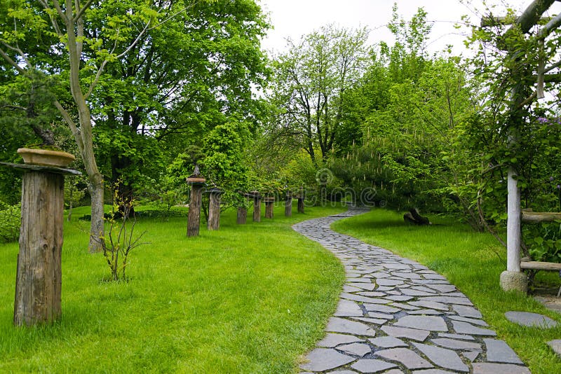 Japanese garden in Prague stock image. Image of prague 31414773