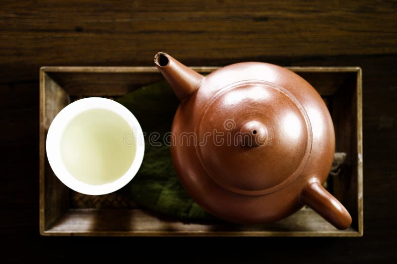 Chinese tea set stock photo. Image of oriental, earthenware 17450180