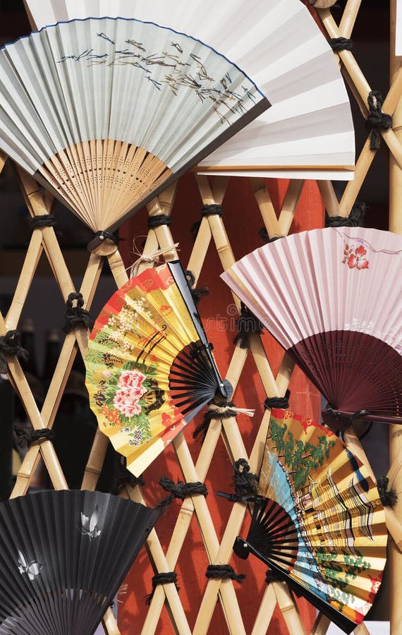 Japanese hand fan stock photo. Image of bamboo, japanese 70811732