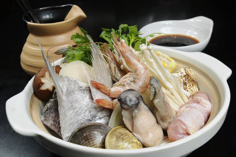 Japanese Hot Pot food stock image. Image of cook, healthy 7541849