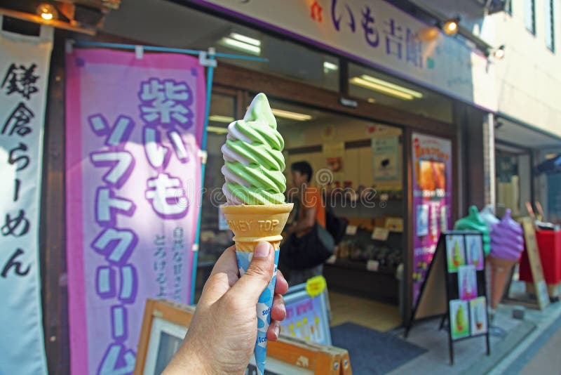 Japanese ice cream store editorial image. Image of display 40508150