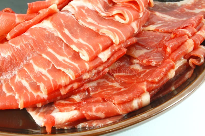 Japanese Karubi Wagyu Beef Prime Cuts Stock Photo Image of slices