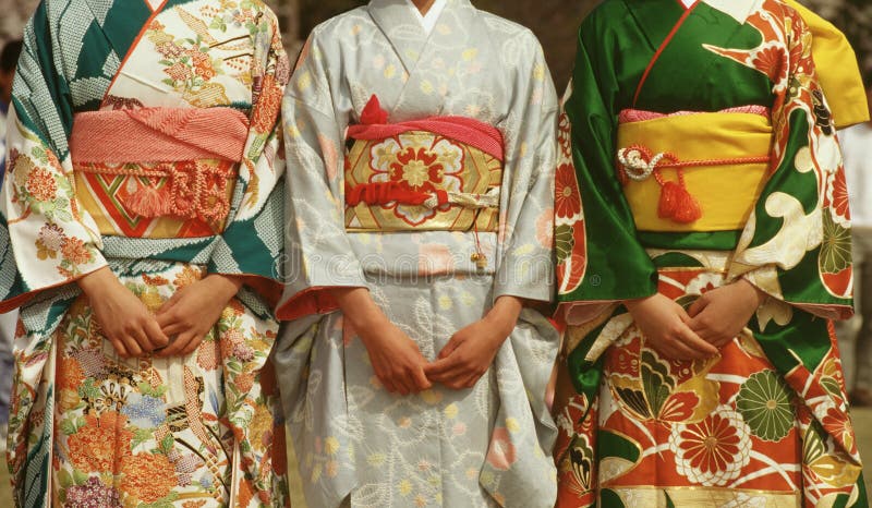 Japanese Women in Kimono editorial image. Image of dress - 50971650