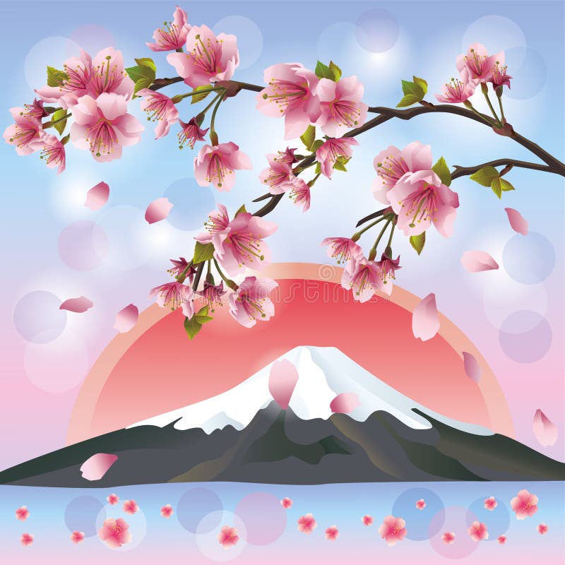 Japan in Spring - Painting a Landscape With Nicker Poster Colors
