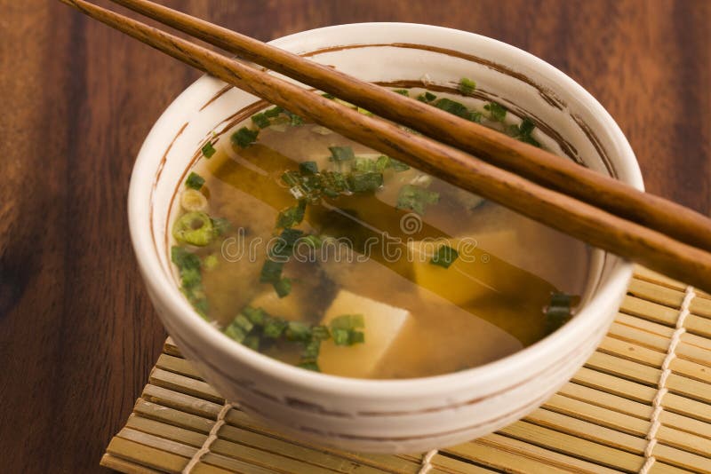 Japanese miso soup stock photo. Image of gourmet, diet 52846406