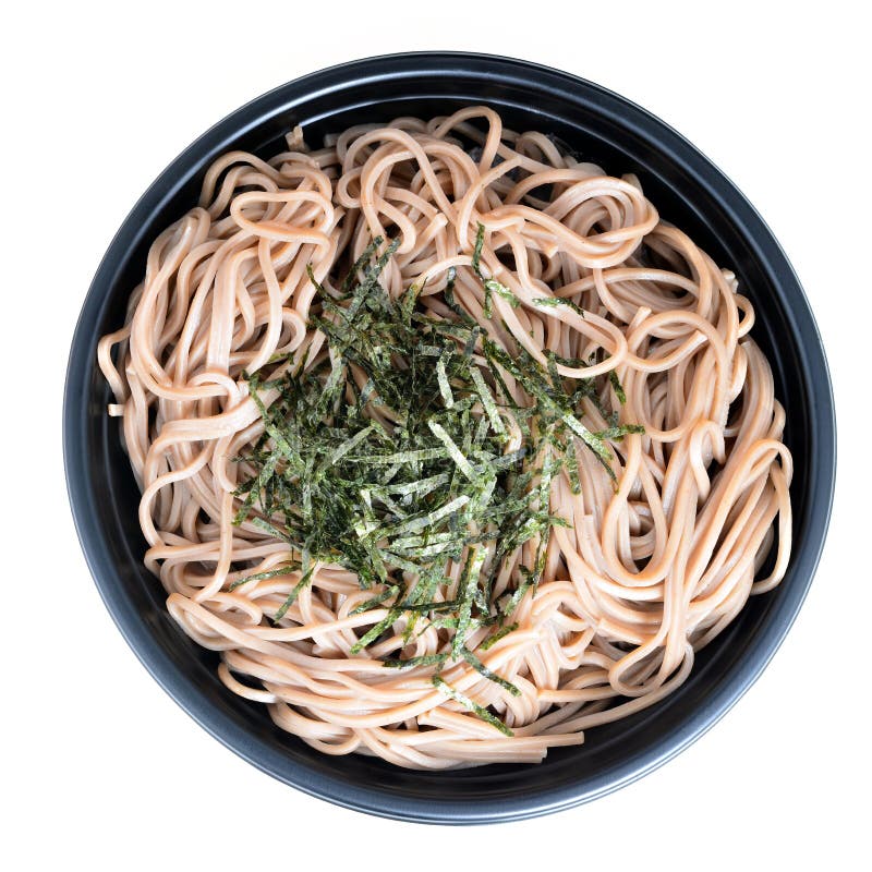 Japanese Noodles Soba stock image. Image of meal, nori - 43804515