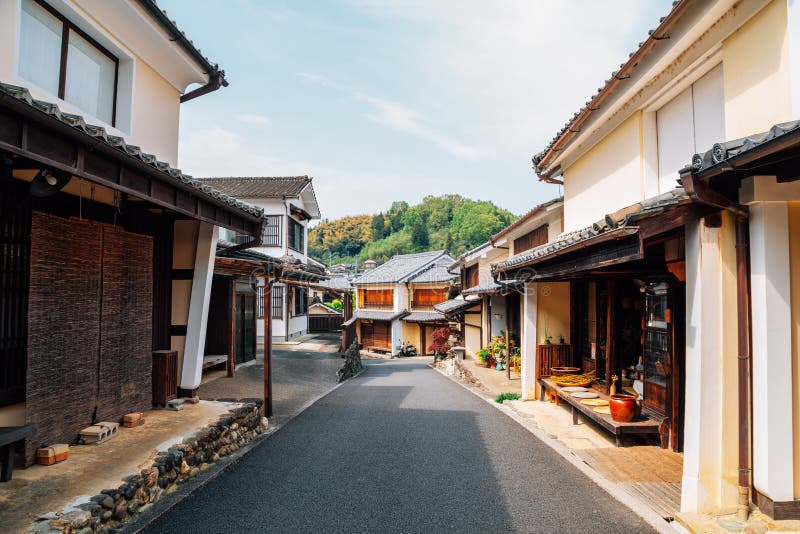 Japanese Old Traditional Village Uchiko Town in Ehime, Shikoku, Japan ...