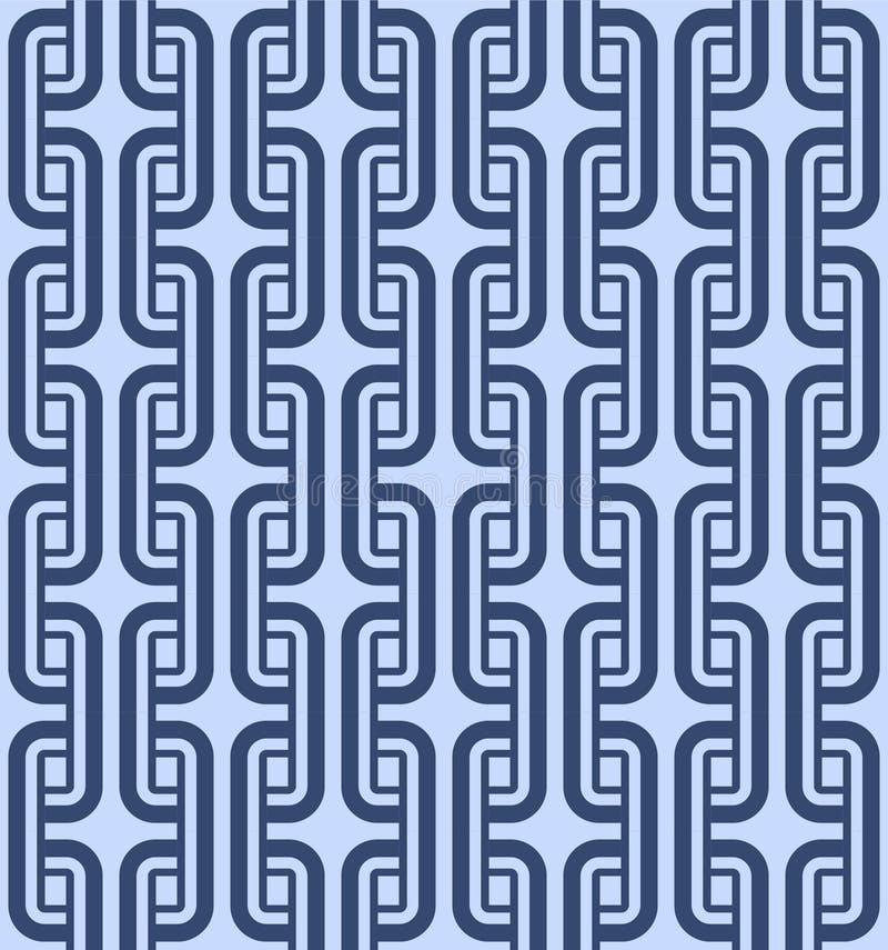 Japanese Overlap Line Rectangle Vector Seamless Pattern royalty free illustration