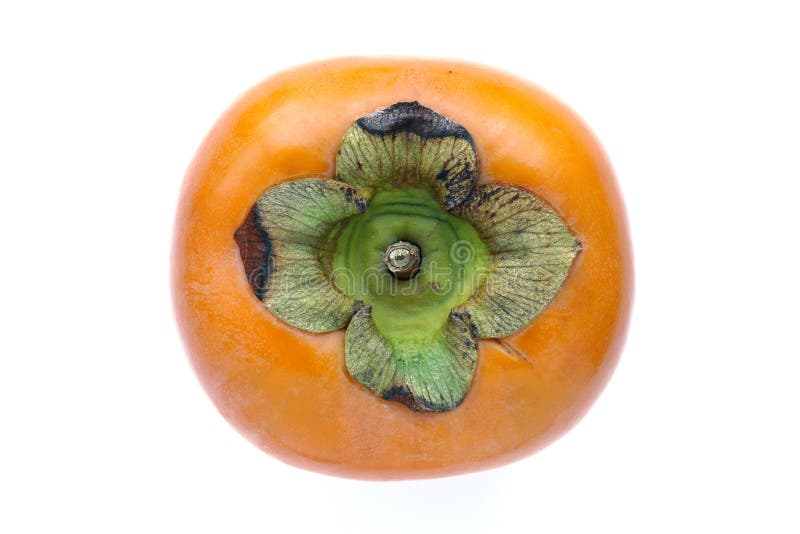 Japanese Persimmon Fruit Isolated 2 Stock Image Image of natural, freshness 78170835