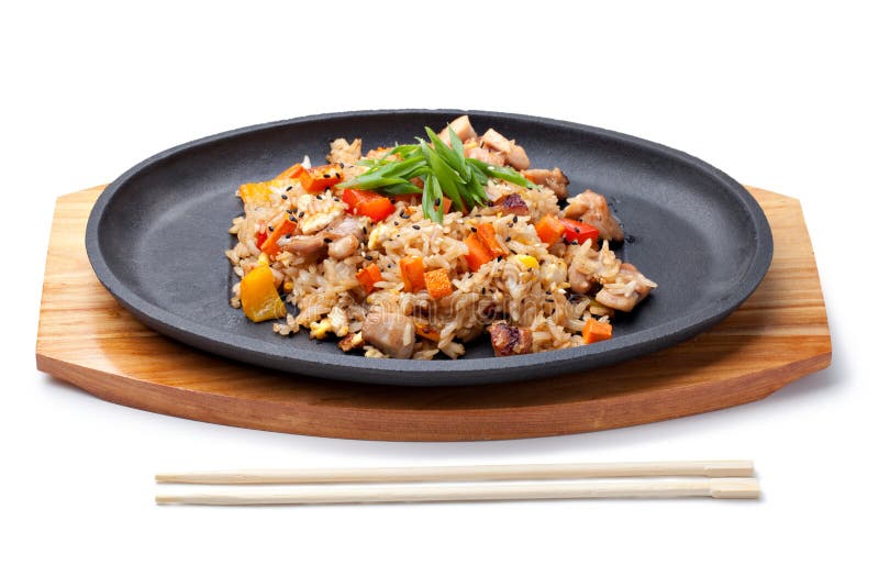 Japanese pilaf stock photo. Image of brown, chicken, cuisine 24622840