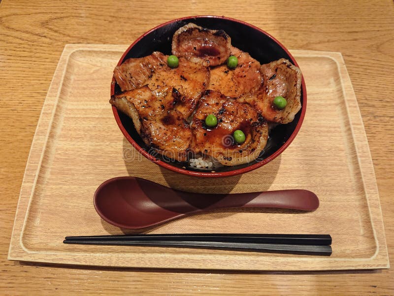 Japanese Pork Rice royalty free stock photography