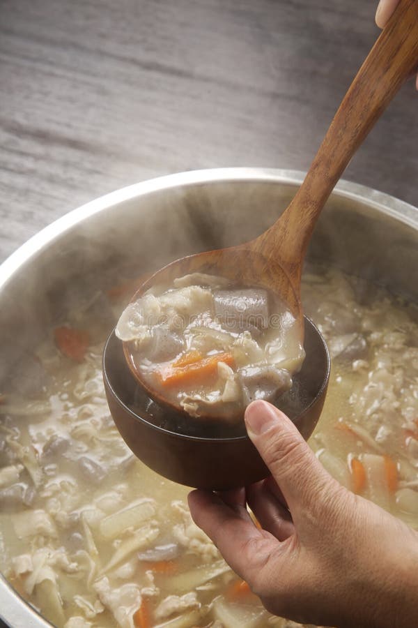 Japanese pork soup stock photo. Image of japanesefood - 165781764