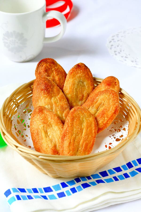 Japanese puff pastry stock image. Image of pretty, oval 34690985
