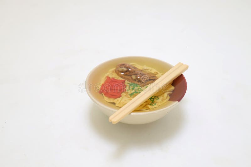 A Japanese Ramen, the Scale of the Food Model Stock Image Image of