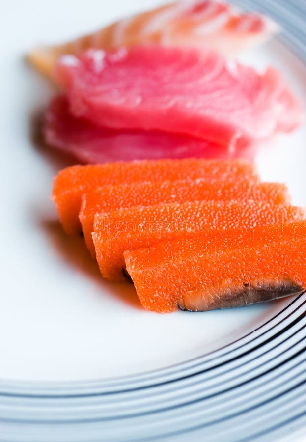 Japanese raw fish stock photo. Image of culinary, dinner 20814680