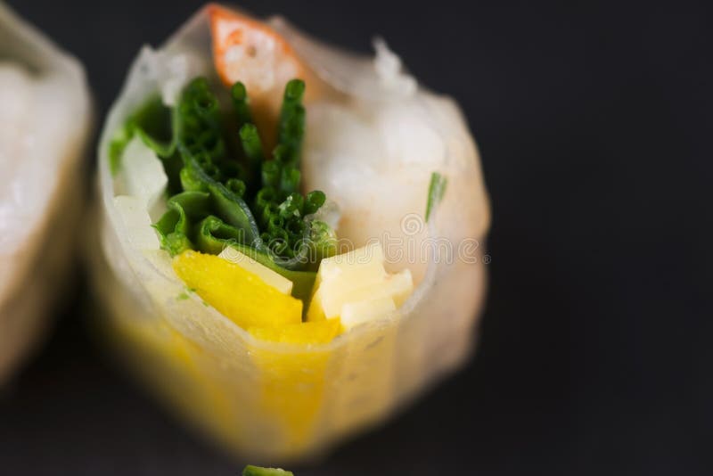 Japanese Salad Roll stock photo. Image of food, asian 109974976