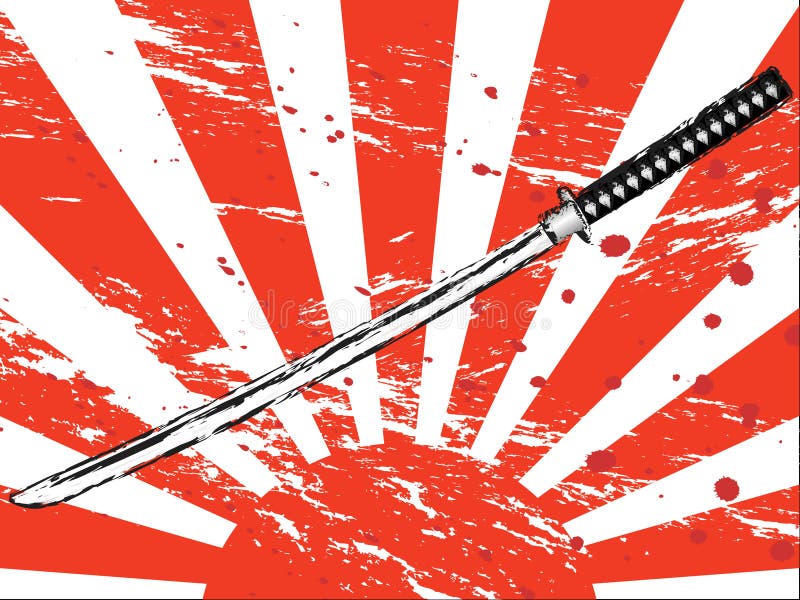 Japanese samurai sword