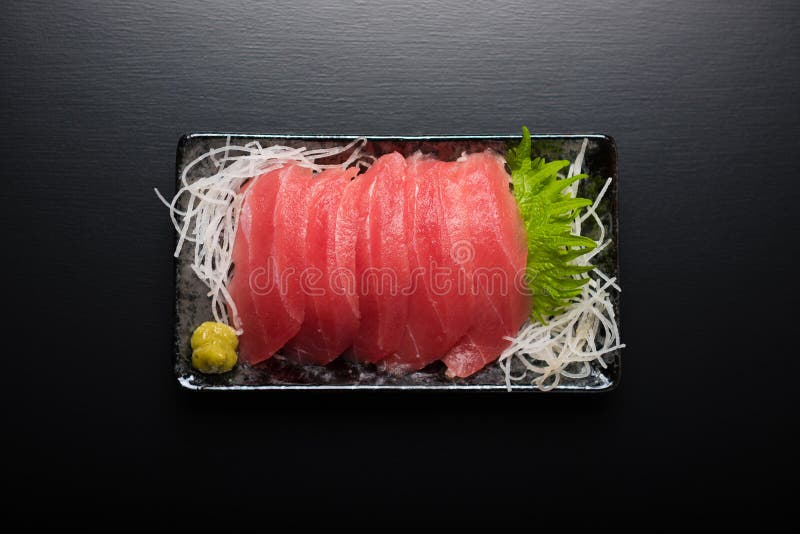 Japanese Sashimi Tuna Fish Stock Image Image of healthy, snack