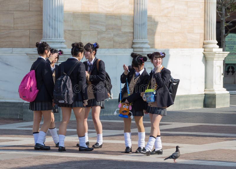 Japanese schoolgirls royalty free stock photos Japanese schoolgirls royalty free stock photos