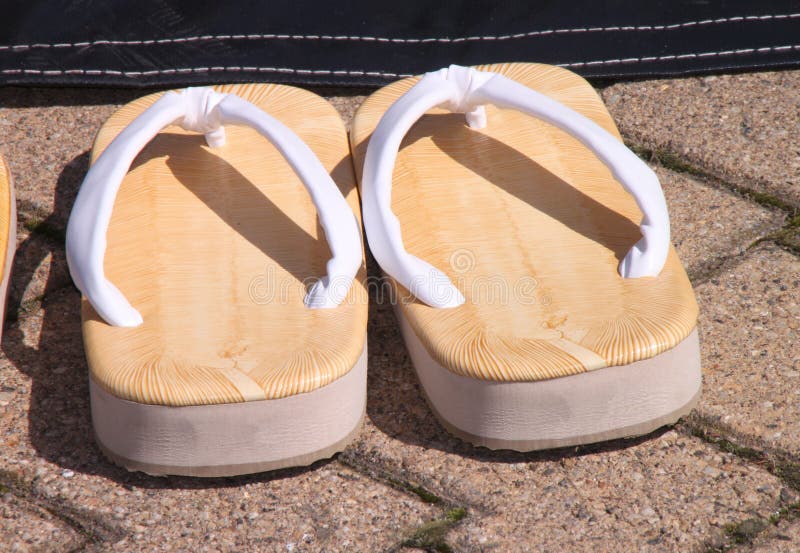 Japanese Slippers stock image. Image of culture, shoes 2199675