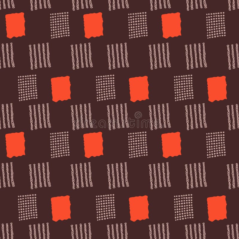Japanese Square Checker Vector Seamless Pattern vector illustration