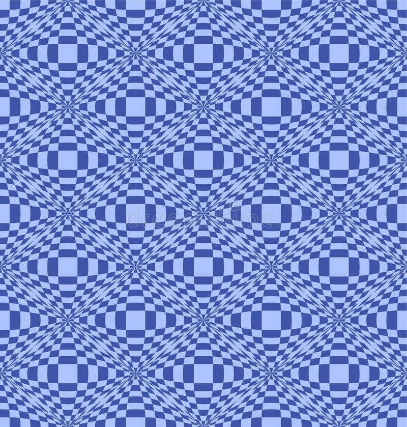Japanese Square Illusion Diamond Vector Seamless Pattern royalty free illustration