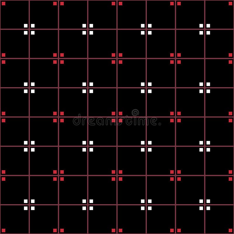 Japanese Square Stripe Vector Seamless Pattern vector illustration