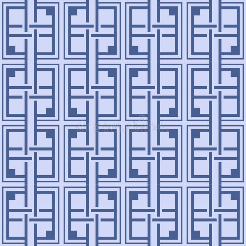 Japanese Square Weave Checkered Vector Seamless Pattern stock illustration