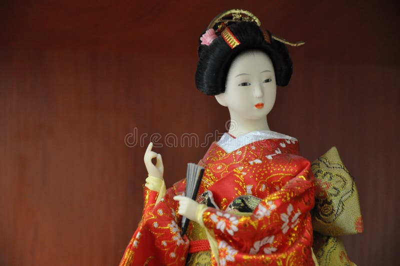Japanese Statuette stock photo. Image of geisha, blur - 91537018