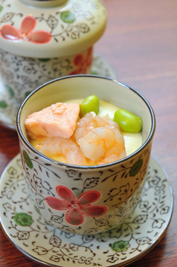 Japanese Steamed Egg Custard Stock Photo Image 31554880