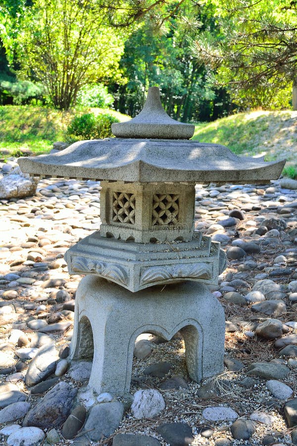 Japanese Stone Lantern Royalty Free Stock Photo Image 20704415