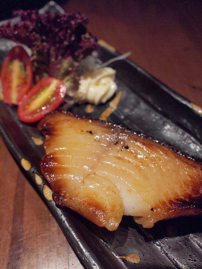 Japanese style grilled cod