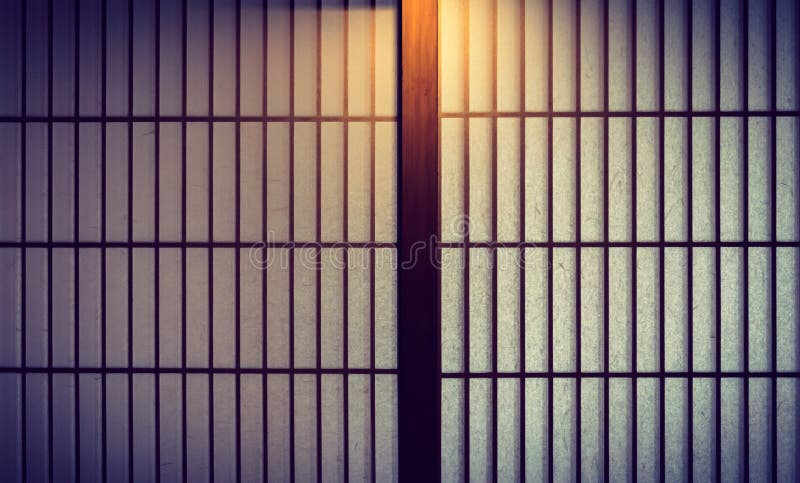 Japanese style sliding door