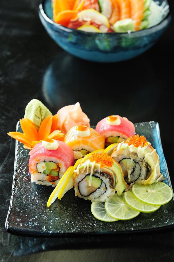 Japanese sushi royalty free stock photos