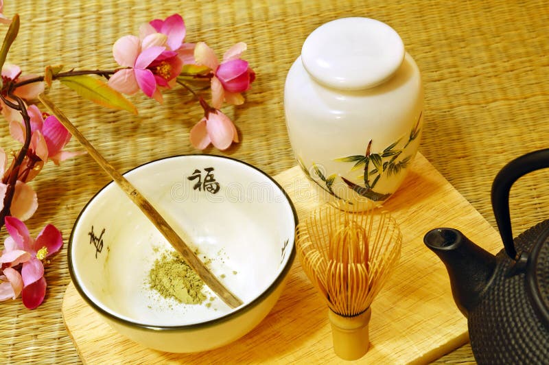 Japanese tea ceremony royalty free stock photography