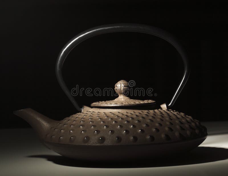 Japanese teapot closeup stock photo. Image of teapot 12501964