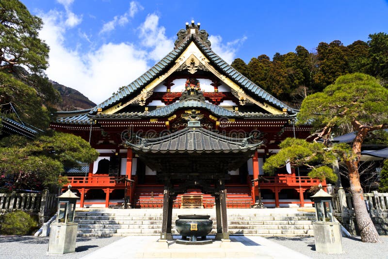 Japanese temple at Mt. Minobu