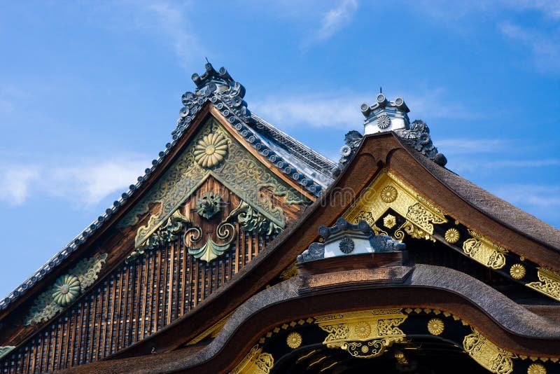 Japanese temple roofs