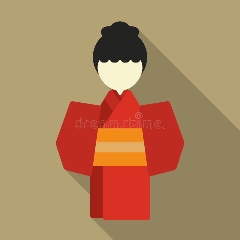 Japanese Traditional Dress Illustration Stock Illustration ...