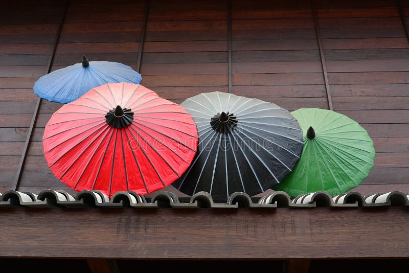 Japanese Traditional Umbrella Stock Image Image of abstract, exotic