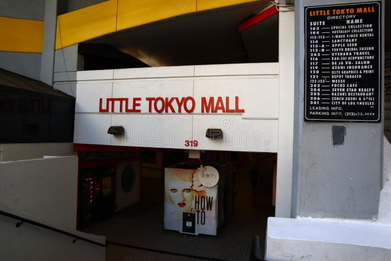 Japanese Village Plaza View Little Tokyo Mall At Downtown Los Angeles California Editorial Image Image Of Bell Ethnic