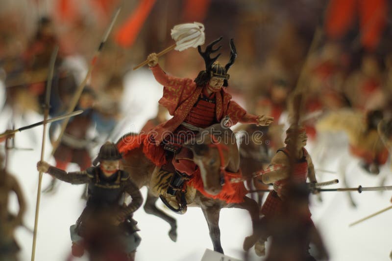 Japanese warriors figure editorial photo. Image of figurines 139484821