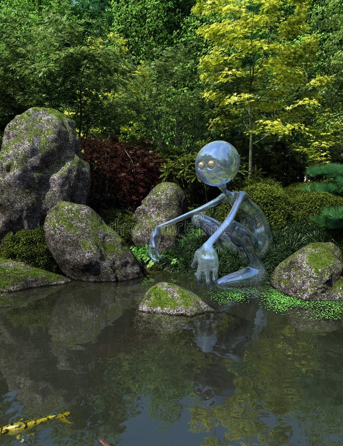 Japanese Water Spirit Stock Photo Image 11695300