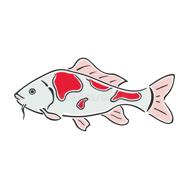 Japanische Karpfen koi Charakterzusammenfassungstintenhandgezogene Vektor-Logokarikatur Das Mädchen in einer Klage des reizenden stock abbildung Japanische Karpfen koi Charakterzusammenfassungstintenhandgezogene Vektor-Logokarikatur Das Mädchen in einer Klage des reizenden stock abbildung