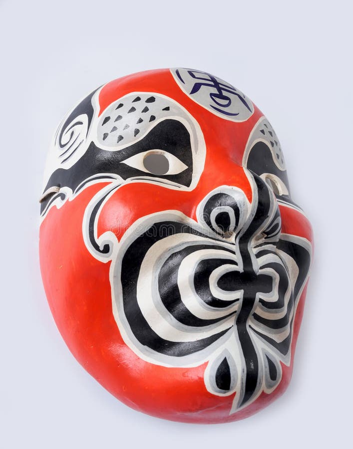Japanische Theatermaske der traditionellen Weinlese lizenzfreies stockfoto Japanische Theatermaske der traditionellen Weinlese lizenzfreies stockfoto