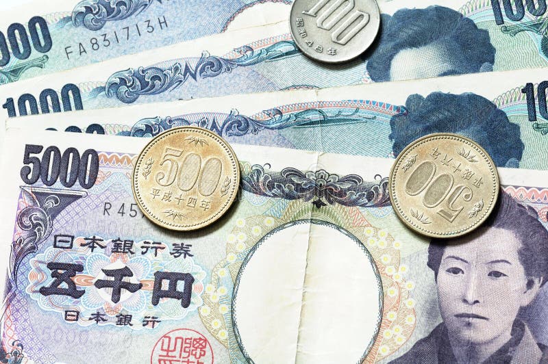 Japanisches Geld stockfotografie Japanisches Geld stockfotografie