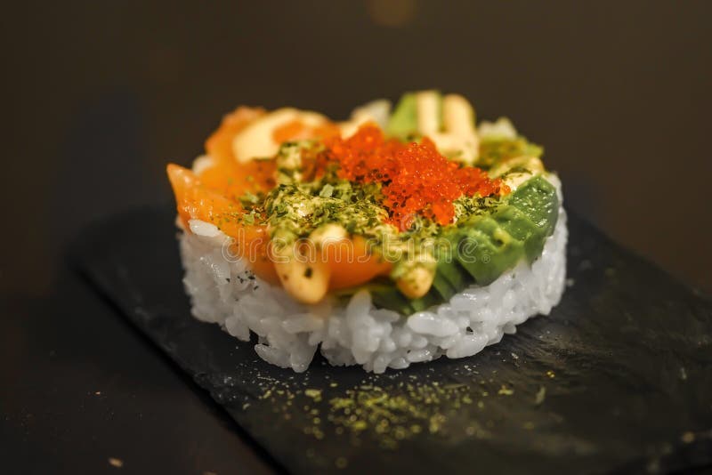 Japans sushitandsteen stock afbeelding Japans sushitandsteen stock afbeelding