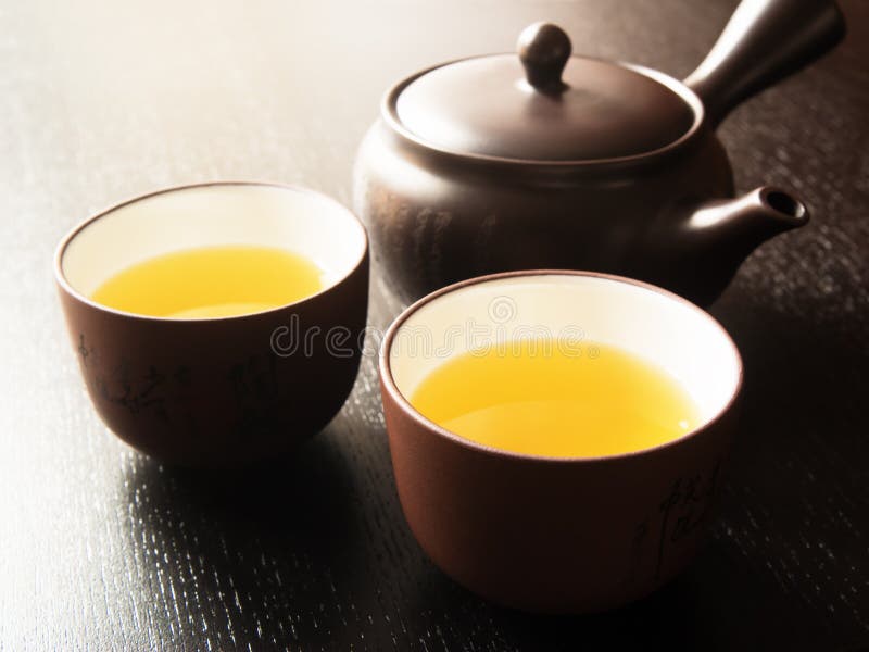 Japanse Groene Thee royalty-vrije stock fotografie Japanse Groene Thee royalty-vrije stock fotografie