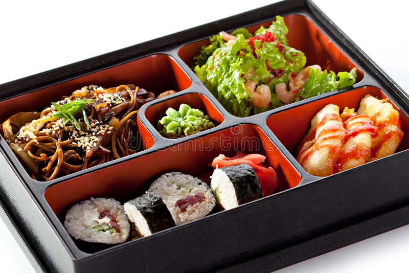 Japanse Lunch Bento royalty-vrije stock foto's